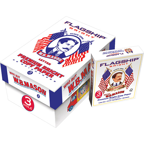 WHO BUT W.B.MASON FLAGSHIP PREMIUM COPY PAPER 5000 SHEETS