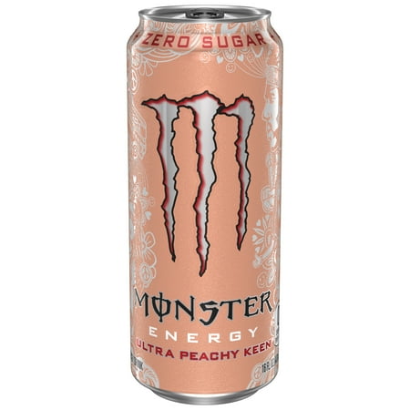 Monster Energy, Ultra Peachy Keen, 16 oz