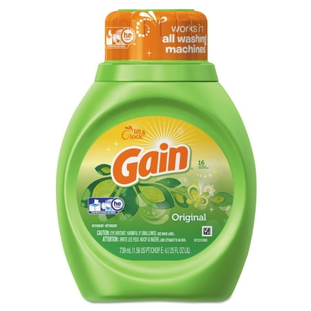 Gain Laundry Detergent, Original, 25 oz, Case of 6Pc