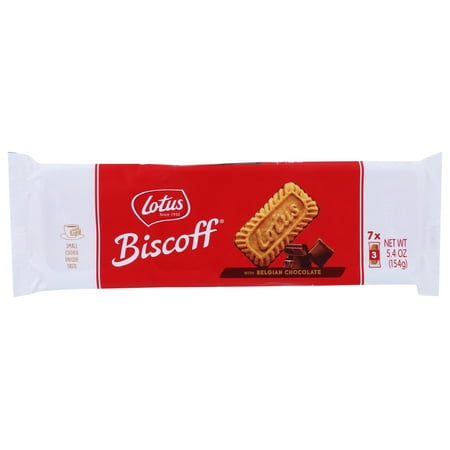 Lotus Biscoff European Cookies With Belgian Chocolate 5.4 Oz