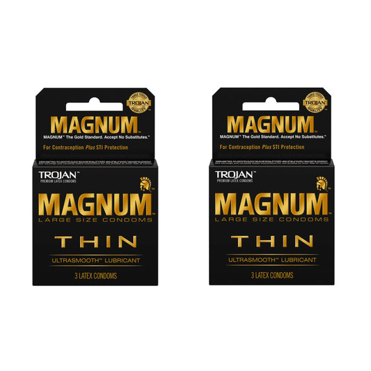 Magnum Thin Ultra Smooth Large‑Size (3‑count blister)
