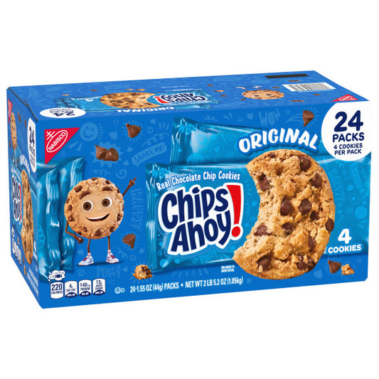 Chips Ahoy! Chocolate Chip Cookies (24 Snack Packs)