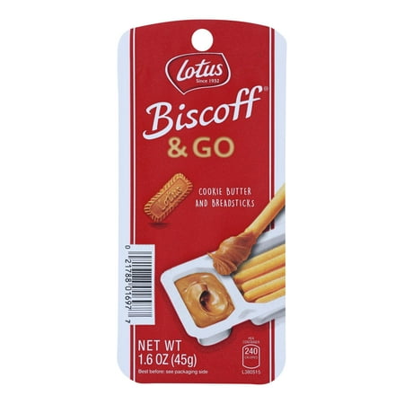 Lotus Biscoff - Cookie Butter & Breadsticks - 1.6 Ounce 8 Count
