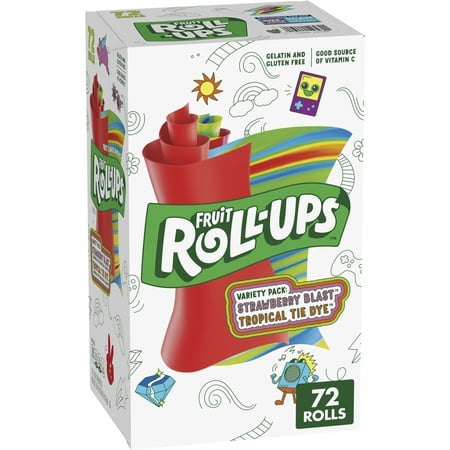 Fruit Roll-Ups Variety Pack Fruit Snacks, 0.5 oz., 72 pk.