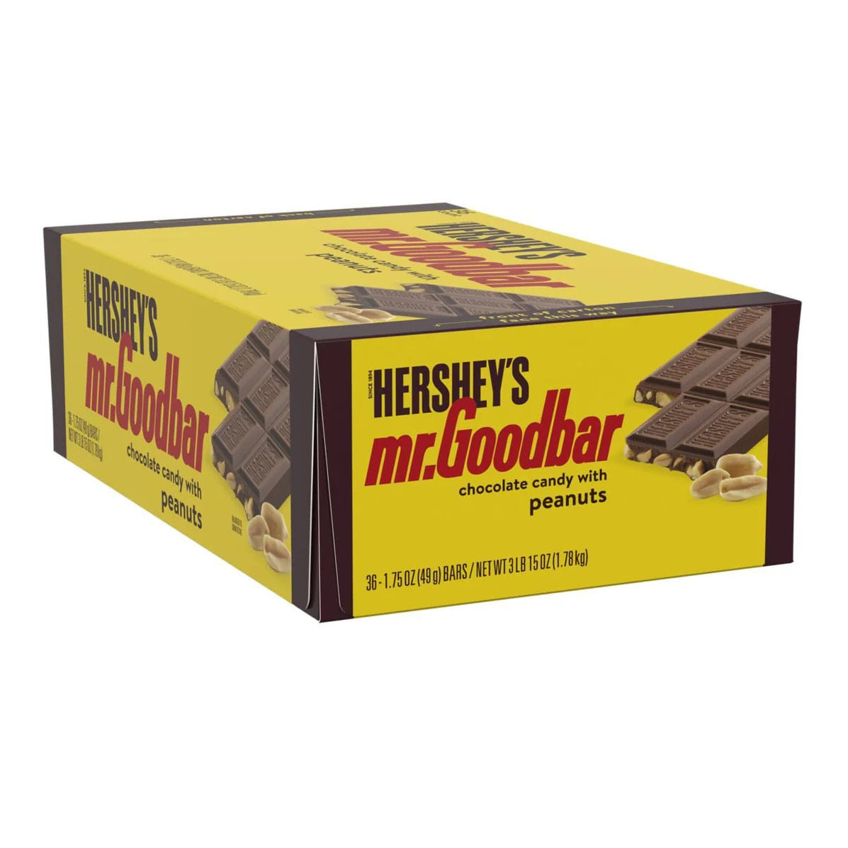Mr. Goodbar Milk Chocolate Bars, Box of 36