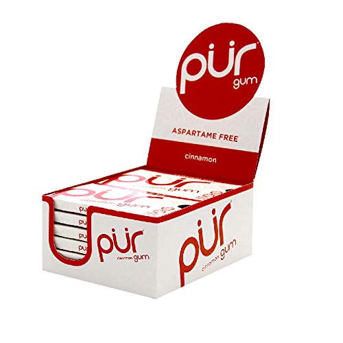Pur Company Pur Gum Aspartame Free Cinnamon 12 Tray