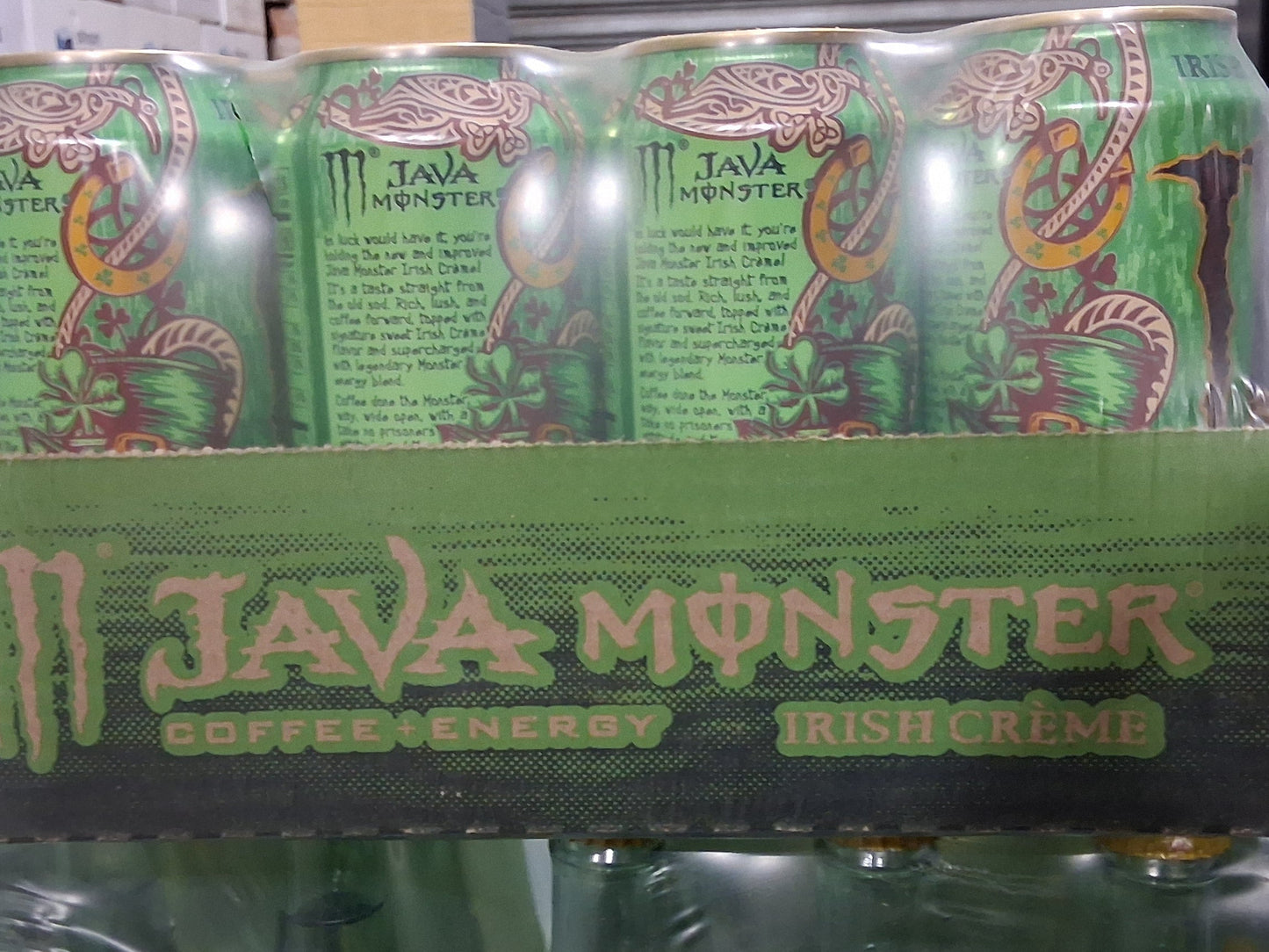 Java Monster Coffee + Energy Irish creme 15oz 12 count