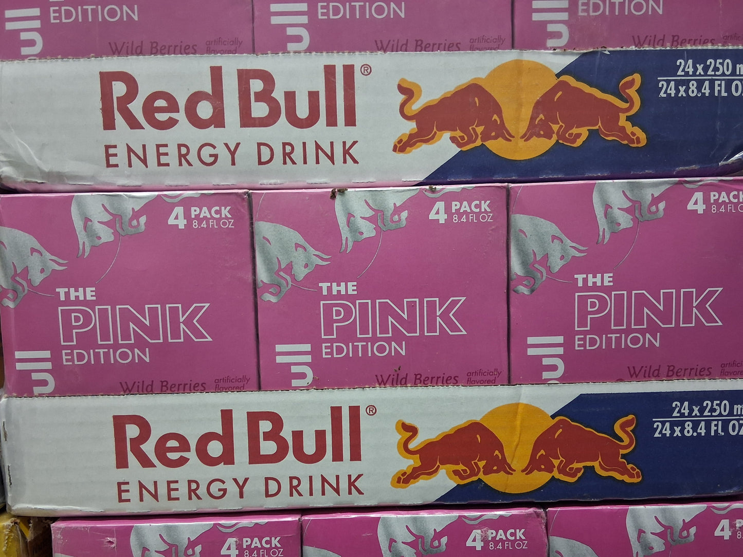 RedBull The Pink Edition Original Energy Drink 12Oz, (24 Count)