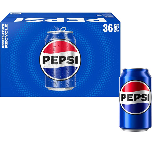 Pepsi Cola 12 fl oz Cans – 36 Pack