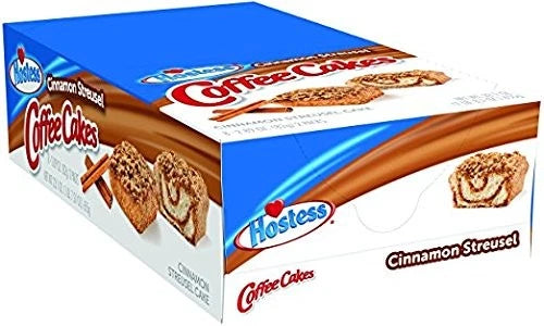 Hostess Coffee Cakes, Cinnamon Streusel, 2.89 Ounce, 8 Count  Tribeca Curations