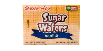 Uncle Al's Sugar Wafer Vanilla 12-2.75Oz